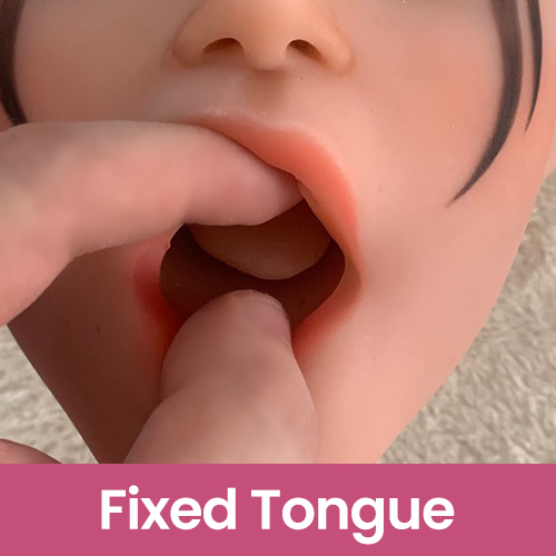 Textured mouth with fixed tongue [+$  30]