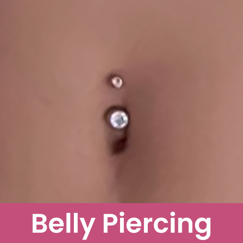 Belly piercing [+$  18]