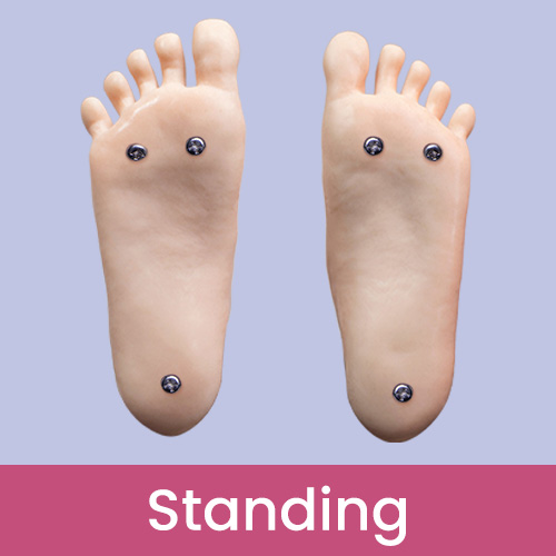 Standing feet with bolts